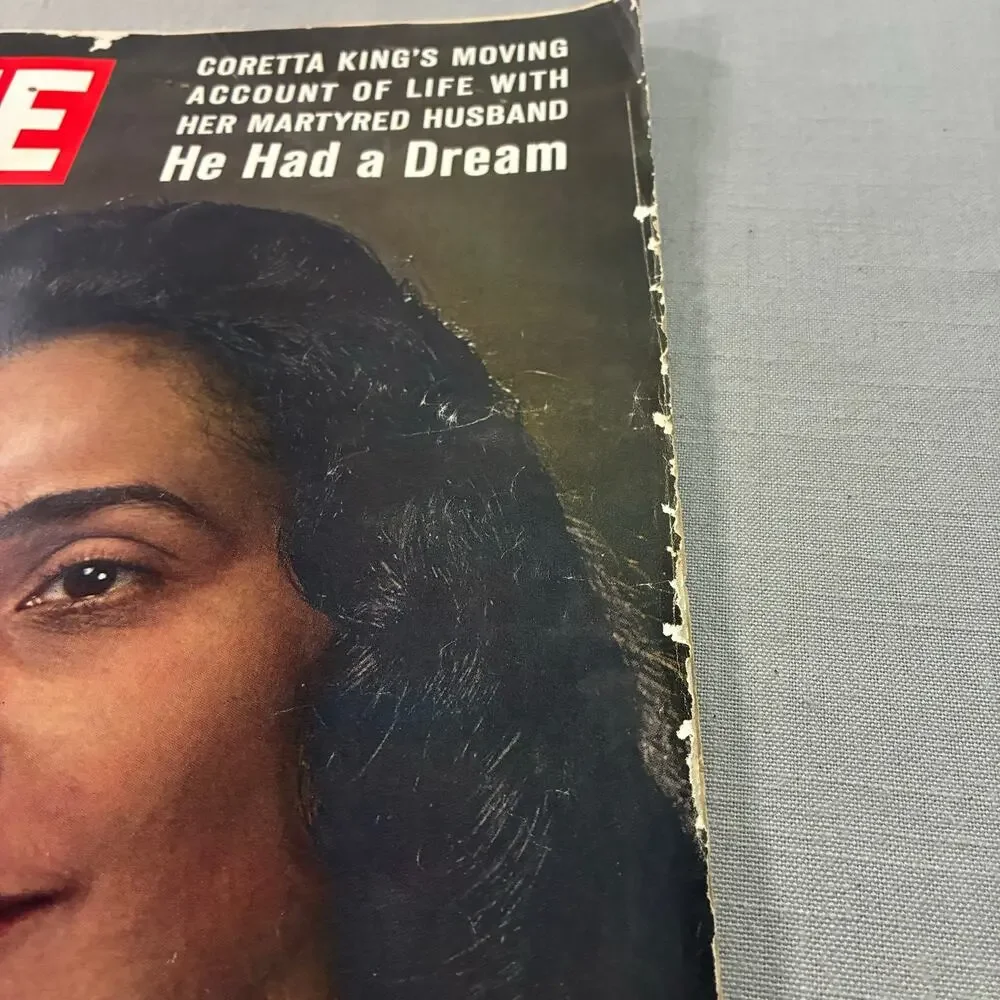 Vintage 1969 LIFE Magazine Coretta Scott King MLK He Had a Dream See Descr